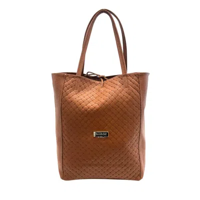 Baldinini Trend Brown Cowhide Clutch Women's Bag