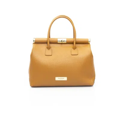 Baldinini Trend Brown Cowhide Clutch Women's Bag