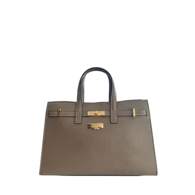 Baldinini Trend Brown Cowhide Shoulder Bag