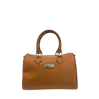 Baldinini Trend Brown Cowhide Shoulder Bag