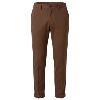 Baldinini Trend Brown Viscose Men Pants In Multi