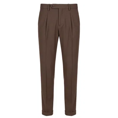 Baldinini Trend Brown Viscose Men Pants