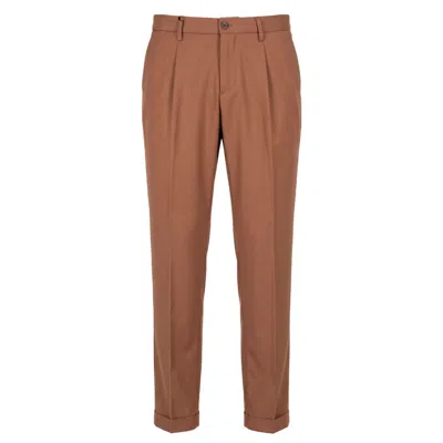 Baldinini Trend Brown Viscose Men Pants