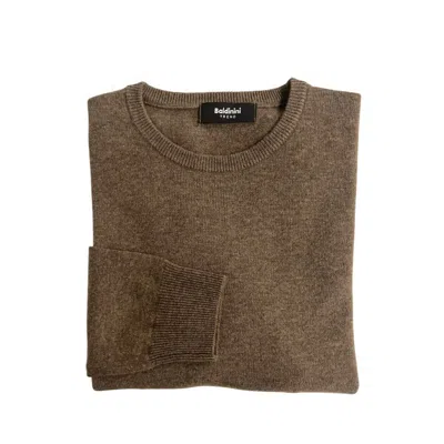 Baldinini Trend Brown Cashmere Men's Sweater