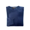 Baldinini Trend Blue Cashmere Sweater In Blue