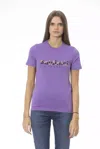 Baldinini Trend Cotton Tops & Women's T-shirt In Purple