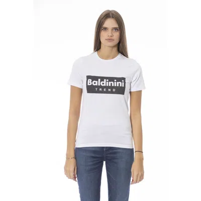 Baldinini Trend Cotton Tops & Women's T-shirt In White