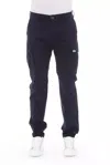 Baldinini Trend Chic Cargo Trousers For Men's Men In Blue