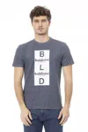 Baldinini Trend Gray Cotton Men T-shirt In Grey
