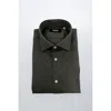 Baldinini Trend Cotton Men's Shirt In Gray