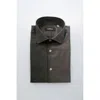 Baldinini Trend Gray Cotton Shirt In Green