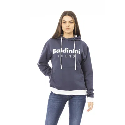 Baldinini Trend Cotton Women's Sweatshirt In Blue