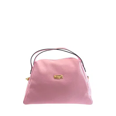 Baldinini Trend Cowhide Clutch Women's Bag In Pink