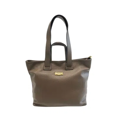 Baldinini Trend Cowhide Women's Handbag In Beige