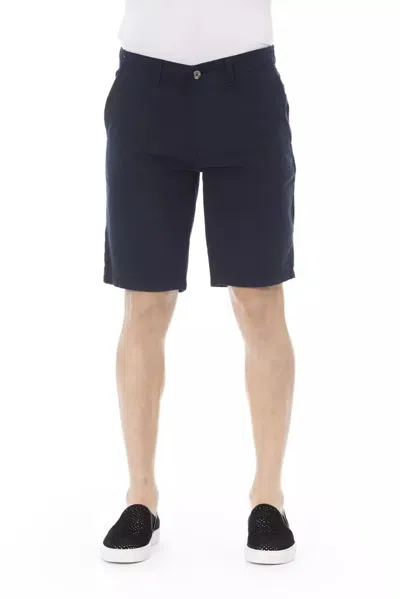 Baldinini Trend Elegant Bermuda Shorts In Solid Men's In Blue