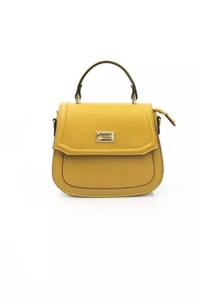 Baldinini Trend En Elegance Leather Shoulder Women's Bag In Yellow