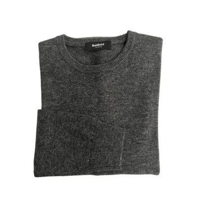 Baldinini Trend Gray Cashmere Men's Sweater