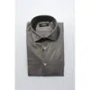 Baldinini Trend Gray Cotton Shirt In Gray