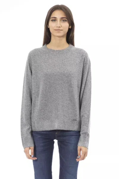 BALDININI TREND BALDININI TREND GRAY WOOL WOMEN WOMEN'S SWEATER