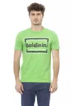 Baldinini Trend Green Cotton T-shirt