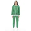 Baldinini Trend Green Cotton Tracksuit In Green