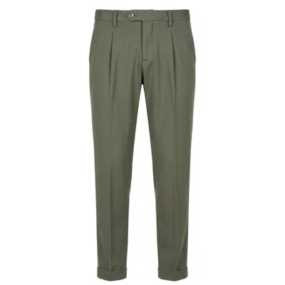 Baldinini Trend Green Viscose Men Pants In Multi