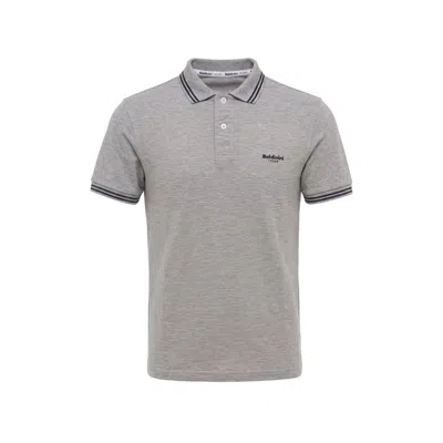 Baldinini Trend Grey Cotton Men's Polo-shirt In Gray