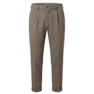 Baldinini Trend Grey Viscose Men Pant In Brown