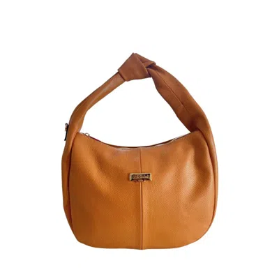 Baldinini Trend Leather Women Shoulder Women's Bag In Brown