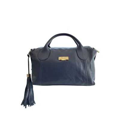 Baldinini Trend Leather Women Women's Handbag In Blue