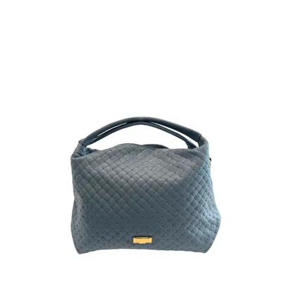 Baldinini Trend Leather Women Women's Handbag In Blue