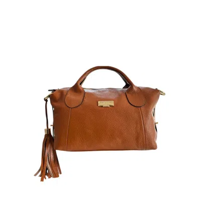 Baldinini Trend Leather Women Women's Handbag In Brown