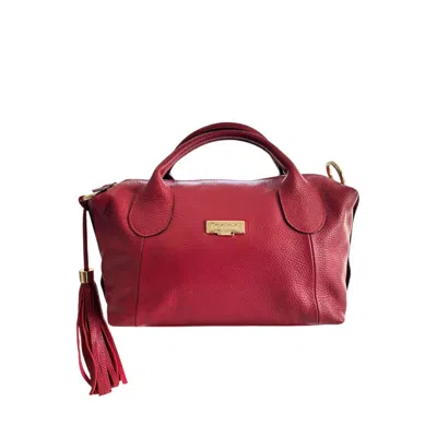 Baldinini Trend Leather Women Women's Handbag In Red