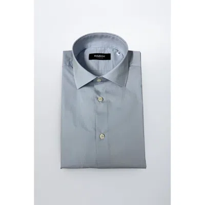 Baldinini Trend Light Blue Cotton Men's Shirt