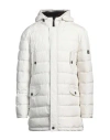 Baldinini Trend Man Puffer Off White Size Xxl Polyester