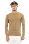 Baldinini Trend Beige Modal Sweater In Beige