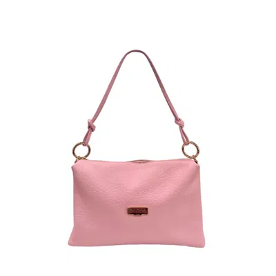 Baldinini Trend Pink Leather Women Women's Bag In Multicolor