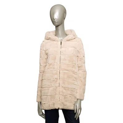 Baldinini Trend Polyester Jackets & Women's Coat In Beige