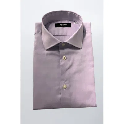 Baldinini Trend Purple Cotton Shirt