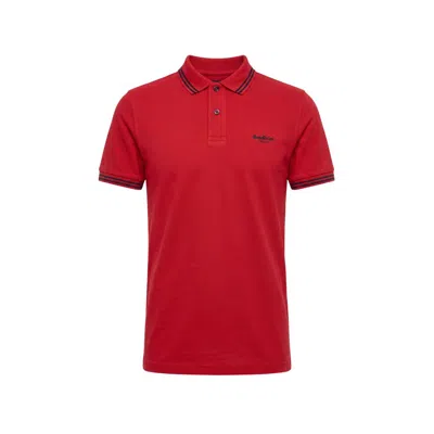 Baldinini Trend Red Cotton Men Polo-shirt
