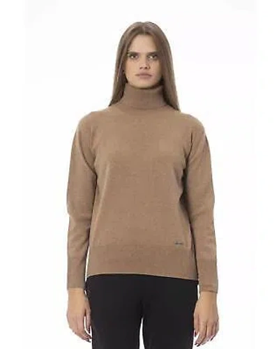 Pre-owned Baldinini Trend Rollkragenpullover Aus Wolle - Sweaters - Beige -size 46