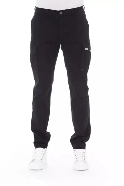 Baldinini Trend Sleek Black Cargo Trousers
