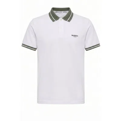 Baldinini Trend White Cotton Men Polo-shirt