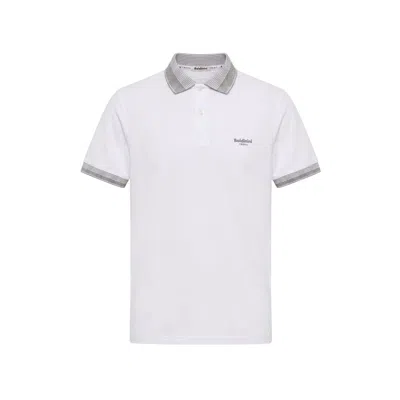 Baldinini Trend White Cotton Men Polo-shirt
