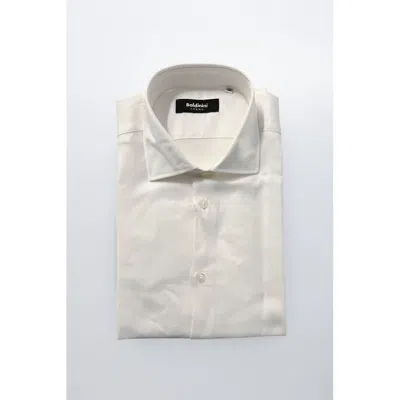 Baldinini Trend White Cotton Men's Shirt