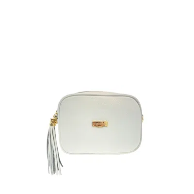 Baldinini Trend White Cowhide Crossbody Women's Bag