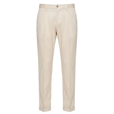 Baldinini Trend White Viscose Men Pants