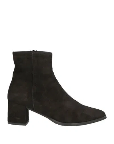 Baldinini Trend Woman Ankle Boots Black Size 10 Leather