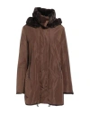 Baldinini Trend Woman Coat Brown Size L Polyester