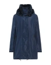 Baldinini Trend Woman Coat Navy Size 3xl Polyester